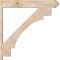Ekena Millwork Merced Arts & Crafts Smooth Outlooker, Douglas Fir, 7 1/2"W x 46"D x 46"H OUT08X46X46MRC03SDF - alternate 2
